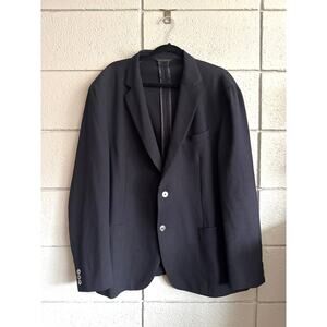 Hugo Boss Men's "Nold2" Slim Fit Plaid Sport Coat Blazer in Navy size 46R